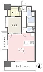 アルティザ小倉 1LDKの間取図画像