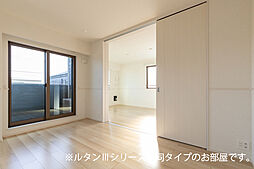 熊本市電A系統 田崎橋駅 徒歩30分の賃貸アパート 2階2LDKのリビング/ダイニング