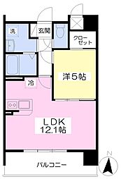 ForestTop平成南 1LDKの間取図画像