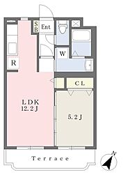 アンフィニN'S 1LDKの間取図画像