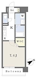Prosit 1Kの間取図画像