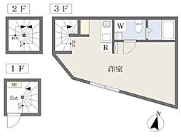 SIELLA ワンルームの間取図画像