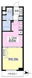 クリオ小竹向原2 1LDKの間取図画像