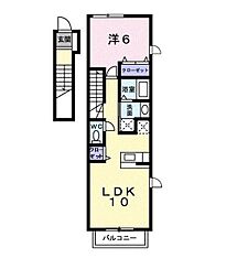 間取図画像 1LDK