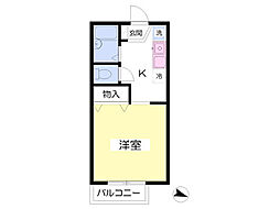 セジュール今寺 1Kの間取図画像
