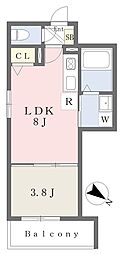 LIAN SUITA 1LDKの間取図画像