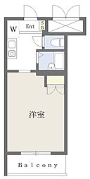 Ｊ＆Ｋ’Ｓ　ＦＡＶＯＲＩＴＥ 4階ワンルームの間取り