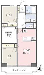 間取図画像 2SLDK