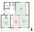 高津団地5-115階5.0万円