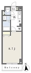 Finevalley 1Kの間取図画像