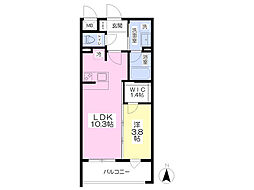 クレアーレ西新井 1LDKの間取図画像