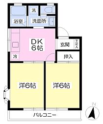 間取図画像 2DK