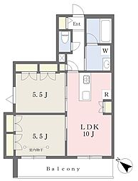 ベントルナータ泉 2LDKの間取図画像