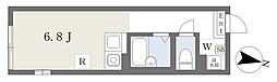 FUSION大森 ワンルームの間取図画像