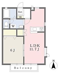 間取図画像 1LDK