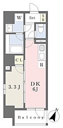 IPSE千代田神保町 1DKの間取図画像