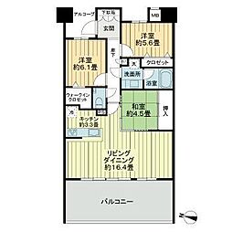 沖縄都市モノレール 赤嶺駅 4.9kmの賃貸マンション 7階3LDKの間取り