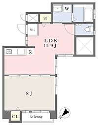 FinePlaceHGD'gran 1LDKの間取図画像