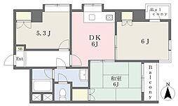 ソフィア 3DKの間取図画像