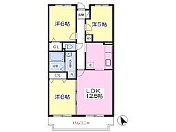 ファミール2001 3LDKの間取図画像