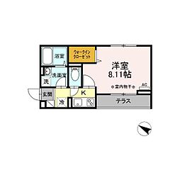 ソフィア浅草 1Kの間取図画像