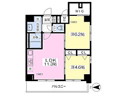 ルーチェ 2LDKの間取図画像