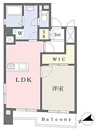 メゾンドやなぎ 1LDKの間取図画像