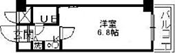 ルイシャトレ恵比寿 ワンルームの間取図画像