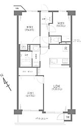 コスモ町屋 3LDKの間取図画像