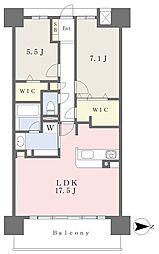 JR仙山線 東照宮駅 徒歩9分の賃貸マンション 4階2LDKの間取り