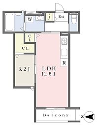 間取図画像 1LDK