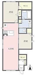 Lo・CoLuNa新森 2LDKの間取図画像