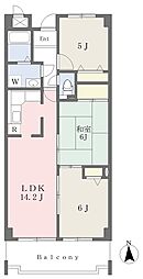 ラ・メゾンMS 3LDKの間取図画像