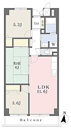 中百舌鳥ガーデンハウス藏 3LDKの間取図画像