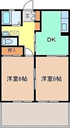 間取図画像 2DK