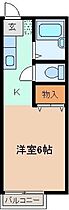 アンソレール　Ａ 203 ｜ 群馬県桐生市梅田町1丁目63（賃貸アパート1K・2階・20.46㎡） その2