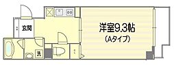 アンベルジュ 1Kの間取図画像