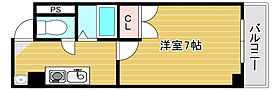 ビブレ城野  ｜ 福岡県北九州市小倉南区下城野１丁目9-30（賃貸マンション1K・7階・19.78㎡） その2