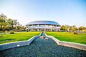 吉備中央公園 きっずパーク/にじいろ広場/水上ステージ/ビオトープ/テニスコート/グランドゴルフ場 7670m