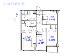 物件画像 ドミール五番町　1号棟