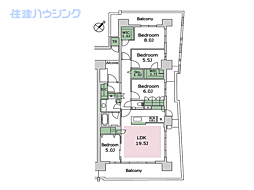 物件画像 ＨＡＲＵＭＩ　ＦＬＡＧ　ＳＥＡ　ＶＩＬＬＡＧＥ　Ｅ棟