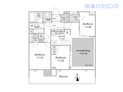 物件画像 ＨＡＲＵＭＩ　ＦＬＡＧ　ＰＡＲＫ　ＶＩＬＬＡＧＥ　Ｔ棟