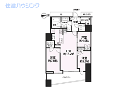 三田ガーデンヒルズ サウスヒル 3LDKの間取図画像