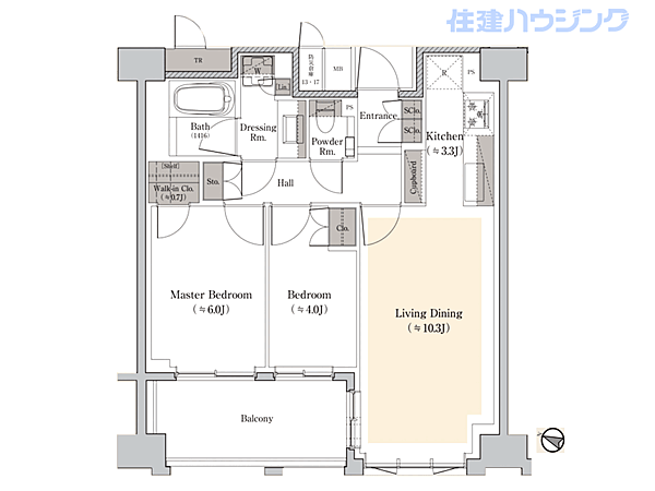 間取りを拡大表示