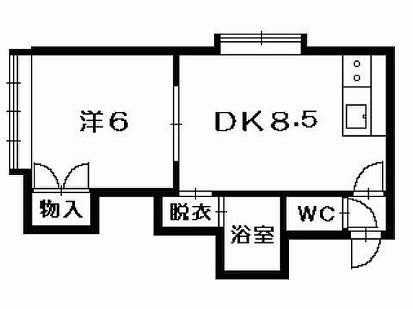 カーサ真栄 102｜北海道札幌市清田区真栄三条２丁目(賃貸アパート1LDK・3階・28.00㎡)の写真 その2