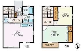 トップビレッジ B-3 ｜ 千葉県佐倉市上志津（賃貸アパート2LDK・1階・61.07㎡） その2