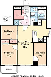 シャンボール大船 3LDKの間取図画像