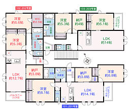 鎌倉市大町2丁目アパートの間取図画像