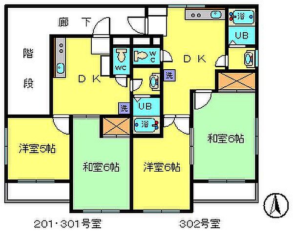 カノンハイム ｜東京都江戸川区南葛西４丁目(賃貸マンション2DK・3階・40.00㎡)の写真 その2