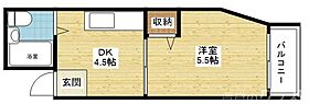 サンコーポ東中島  ｜ 大阪府大阪市東淀川区東中島1丁目（賃貸マンション1DK・4階・18.00㎡） その2